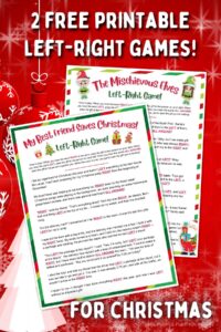 Printable Left Right Game