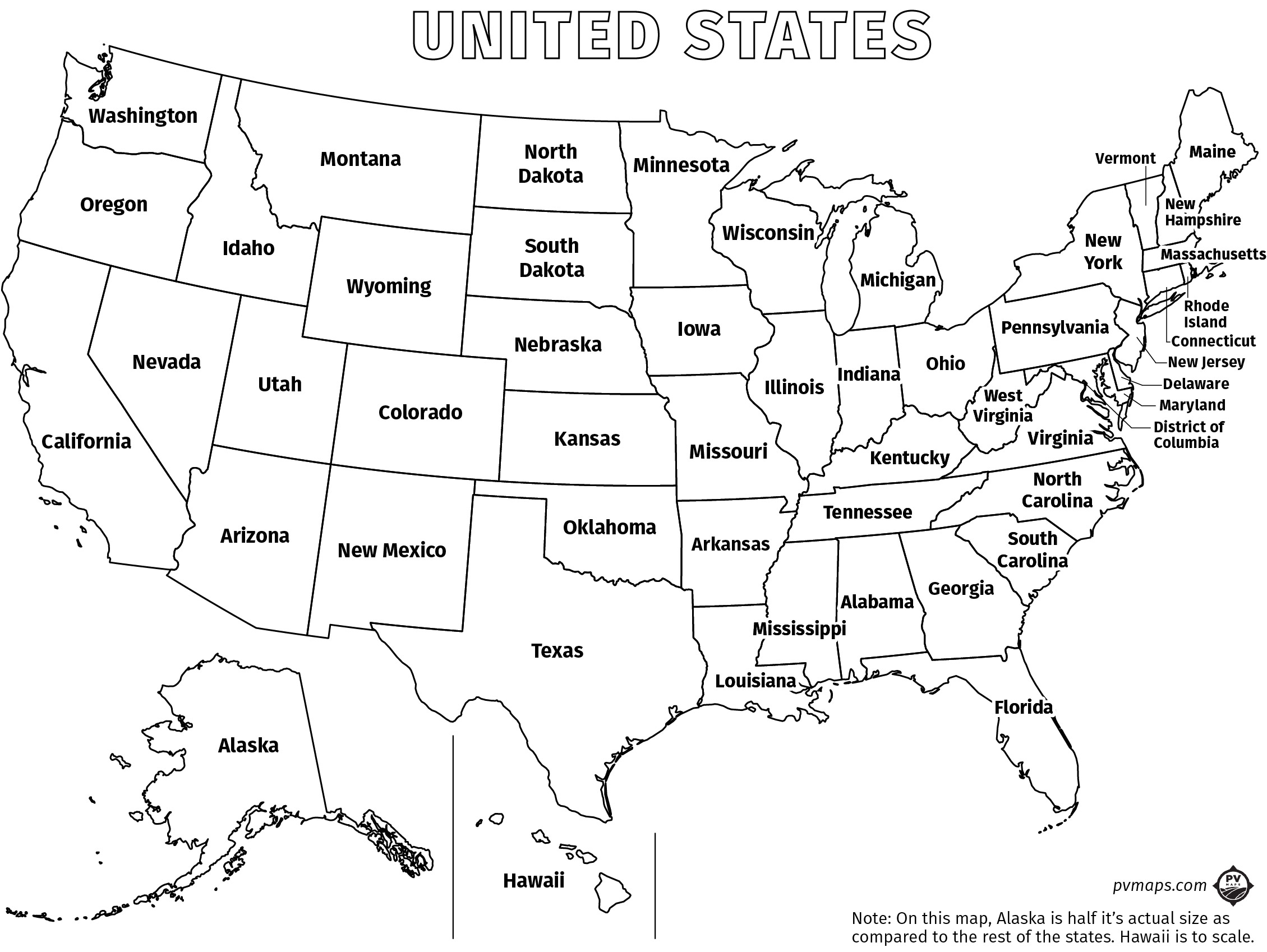 Printable Line Maps Pvmaps