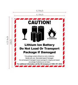 Printable Lithium Battery Shipping Label