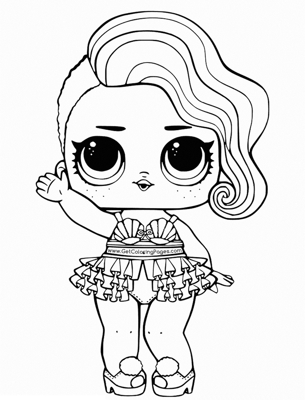 Printable Lol Dolls Coloring Pages