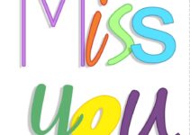 Free Printable I Miss You Cards