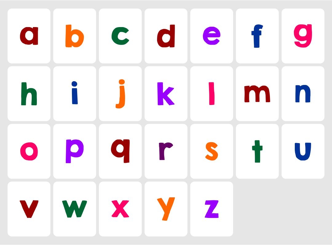 Printable Lowercase Letters Printable Templates