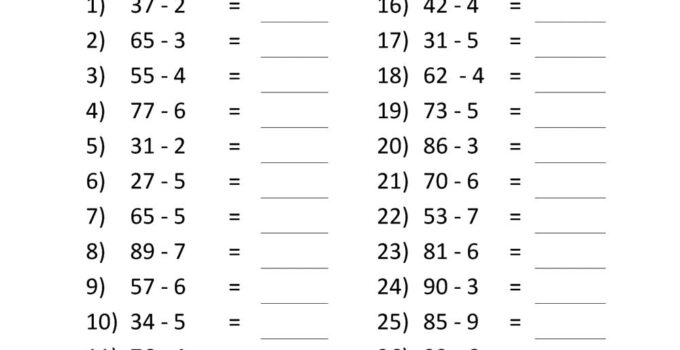 Free Printable Worksheets For Third Grade