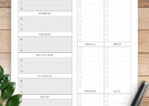 Free Printable Meal Planner With Grocery List