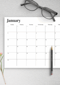 Printable Month Calendar Farra Sara Ann