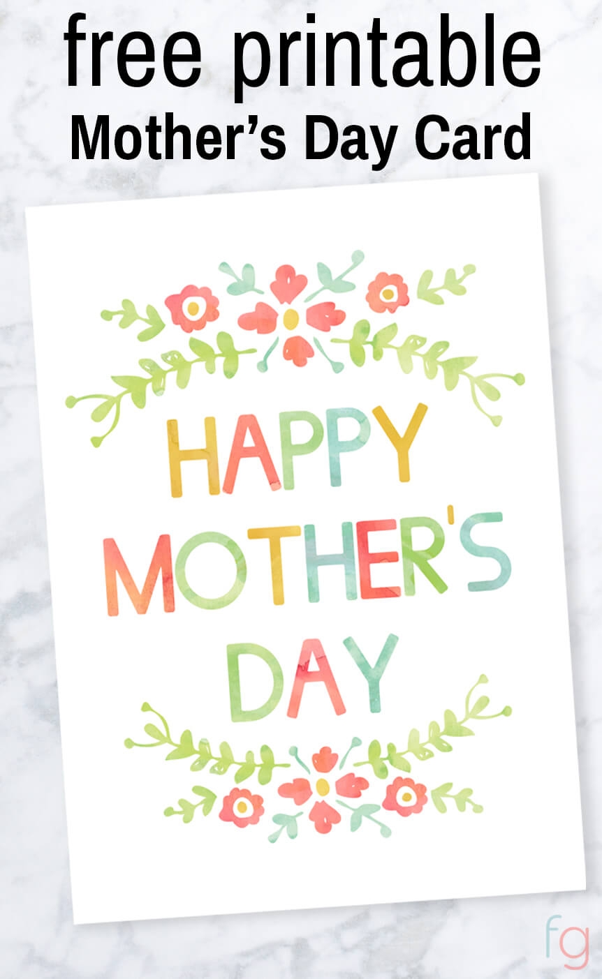 Printable Mothers Day Cards For Wife