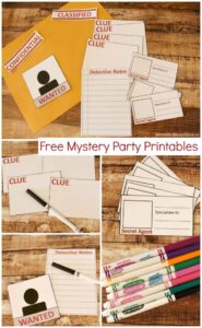 Printable Murder Mystery Printable Free Templates