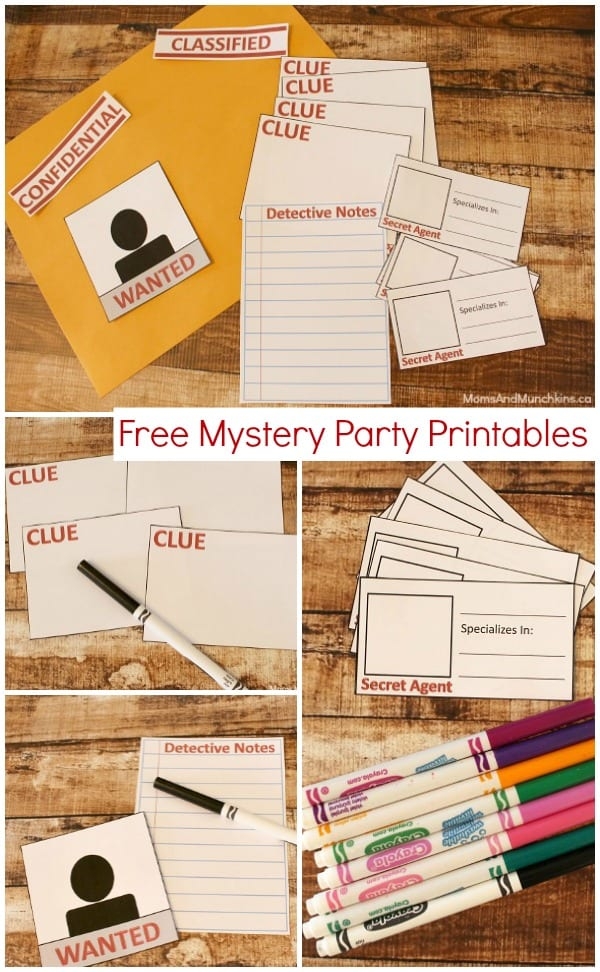 Printable Murder Mystery Printable Free Templates