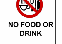No Food Or Drink Sign Free Printable