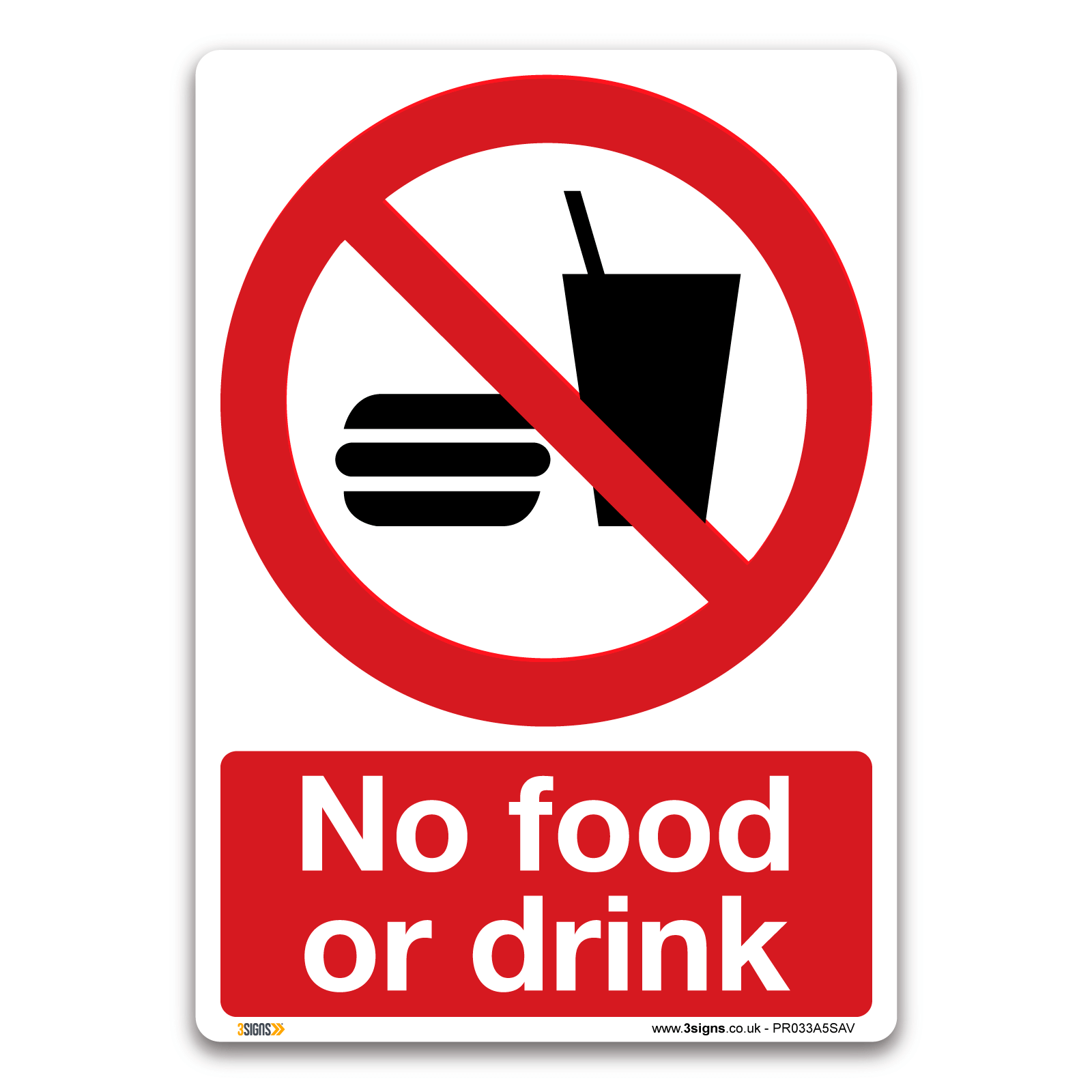 Printable No Food Or Drink Sign Printable Word Searches