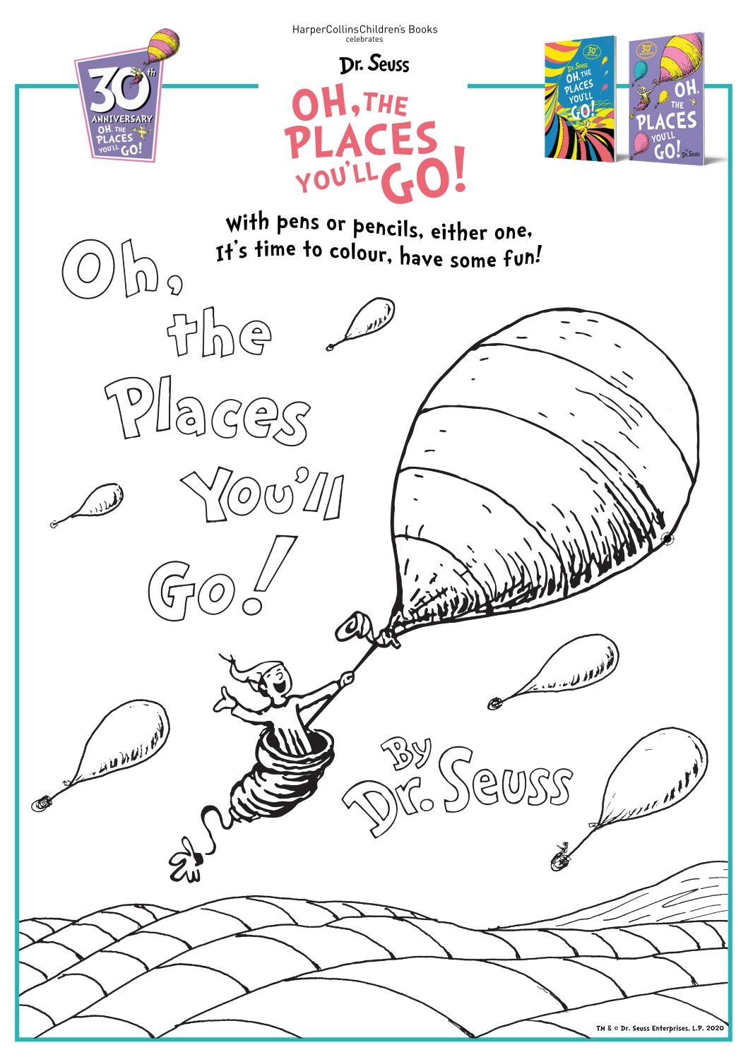 Printable Oh The Places You 39 ll Go Activities