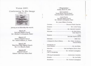 Printable Pastor Anniversary Program Outline FREE Printable Online