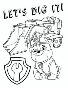 Printable Paw Patrol Coloring Pages