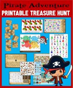 Printable Pirate Party Treasure Hunt