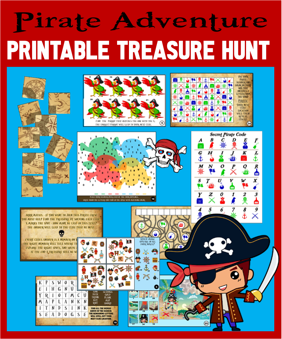 Free Printable Pirate Treasure Hunt Clues