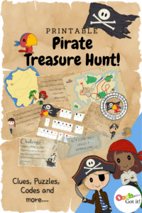 Printable Pirate Treasure Hunt Clues