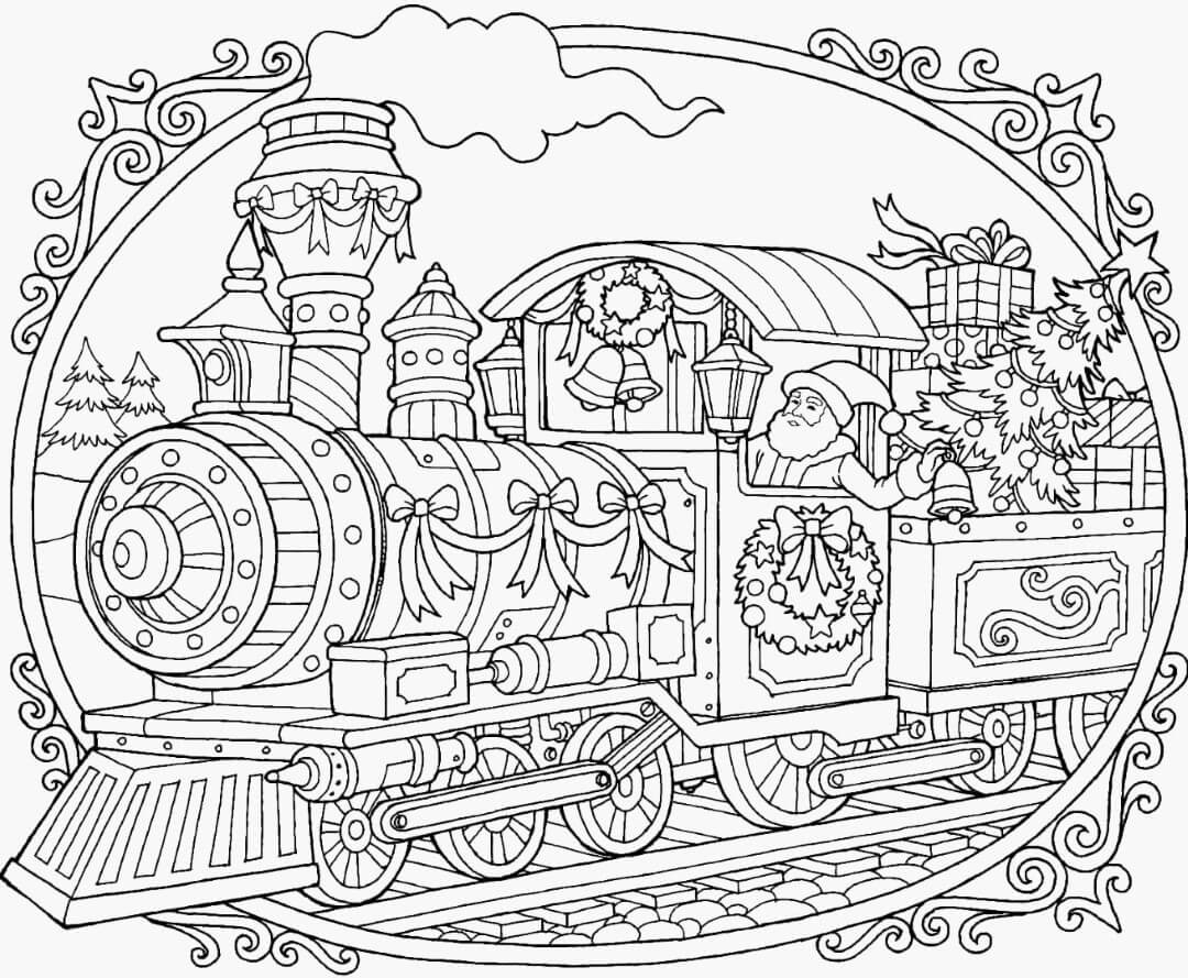 Free Printable Polar Express Coloring Pages