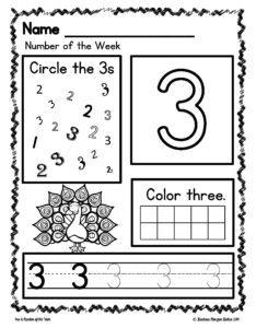Printable Pre K Math Worksheets Printable Worksheets