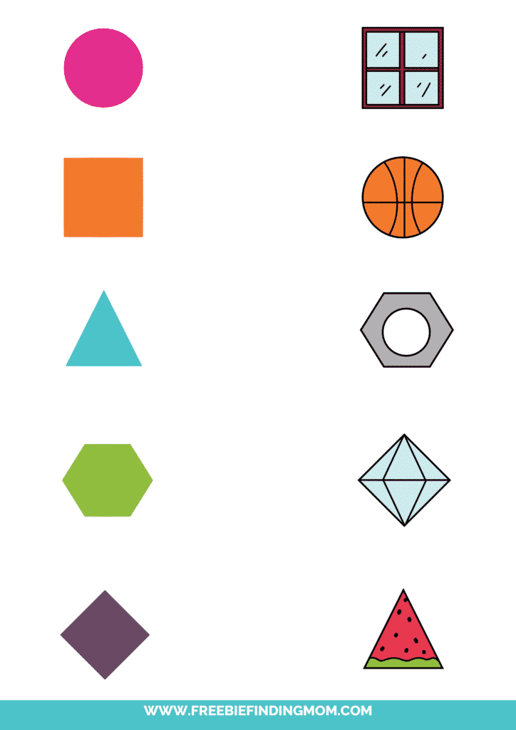 Printable Preschool Shapes Worksheets Freebie Finding Mom