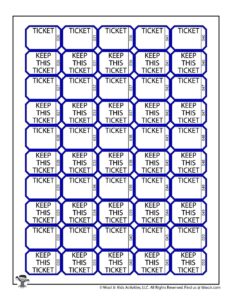 Printable Raffle Tickets Sheets Woo Jr Kids Activities Children 39 s