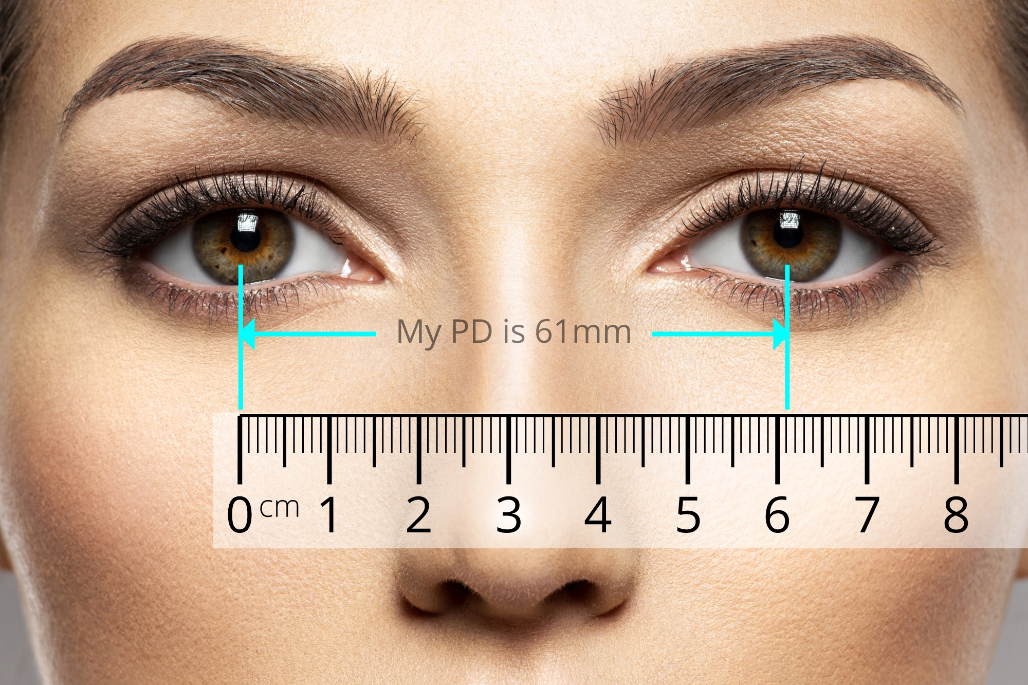 Printable Ruler To Measure Pupillary Distance Printable Vocabulary 