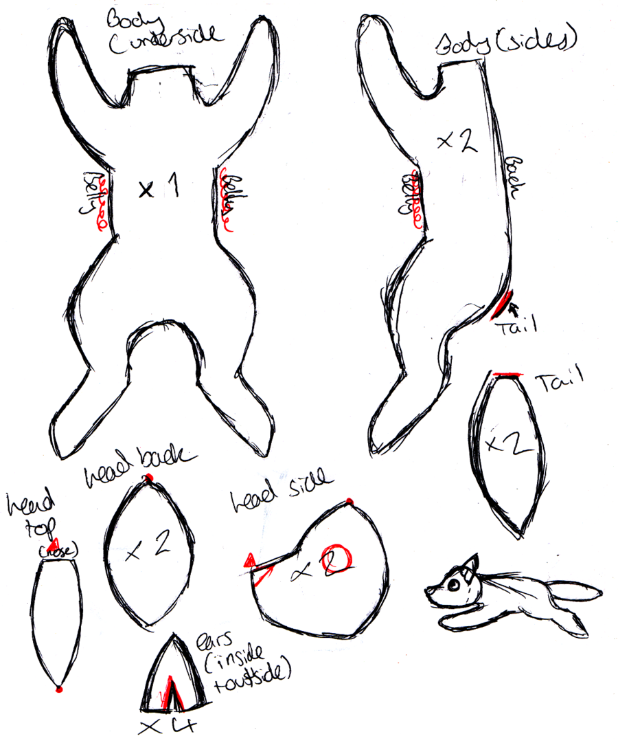 Printable Sewing Patterns For Stuffed Animals
