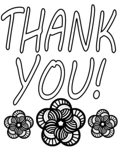 Printable Thank You Cards To Color Printable Word Searches