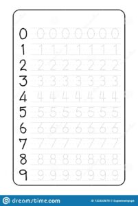 Printable Traceable Letters And Numbers