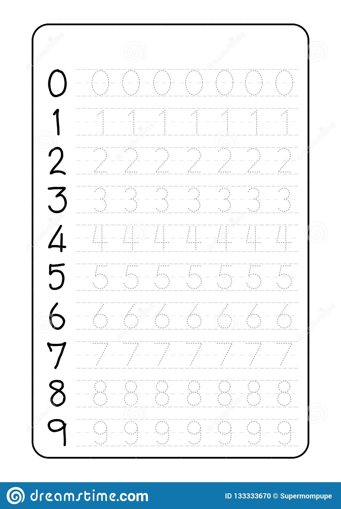 Printable Traceable Letters And Numbers