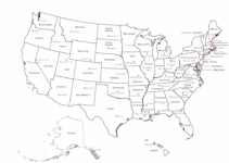 Free Printable United States Map With Capitals