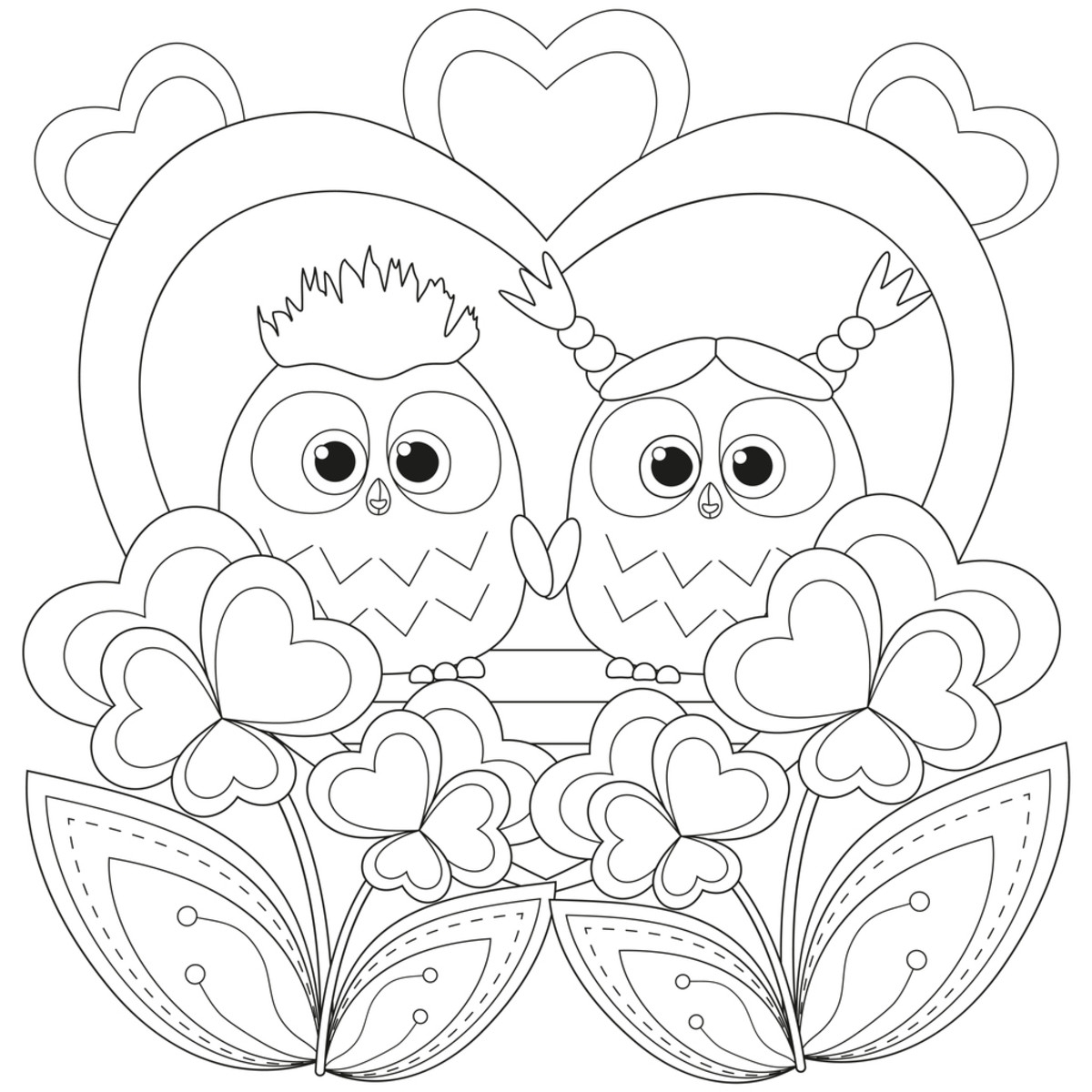 Printable Valentines Day Coloring Pages Printable Free Templates