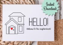 Welcome To The Neighborhood Free Printable