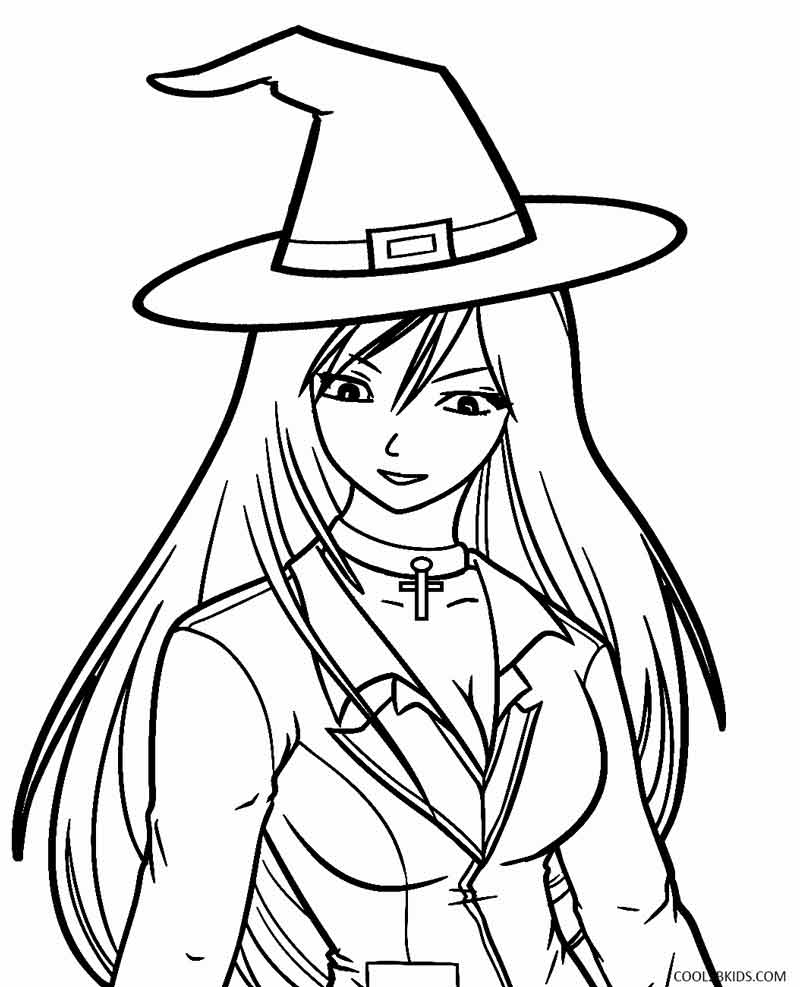 Printable Witch Coloring Pages For Kids Cool2bKids