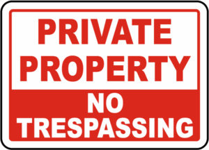Private Property No Trespassing Sign F6011 By SafetySign