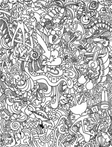 Psychedelic Coloring Pages To Download And Print For Free Adult