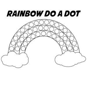 Rainbow Do A Dot Free Printable