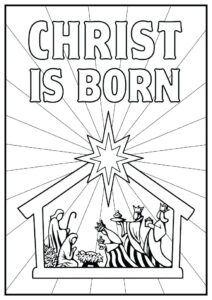 Religious Christmas Coloring Pages At GetColorings Free Printable