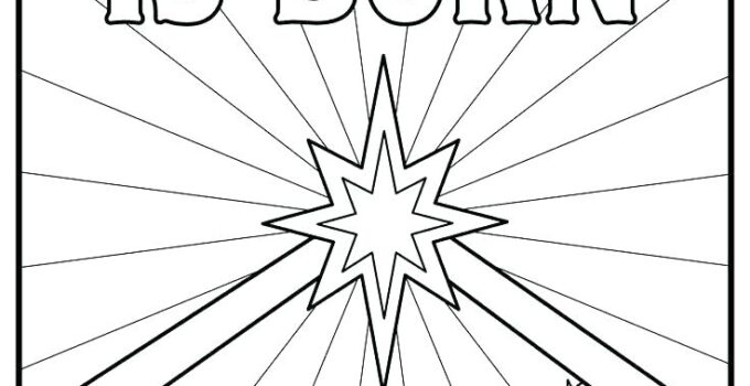 Free Printable Christian Christmas Coloring Pages