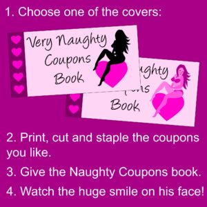 Satisfaction Guaranteed Printable Very Naughty Coupons Book For Him A