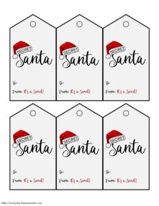 Secret Santa Gift Tags Printable Free Vrogue co
