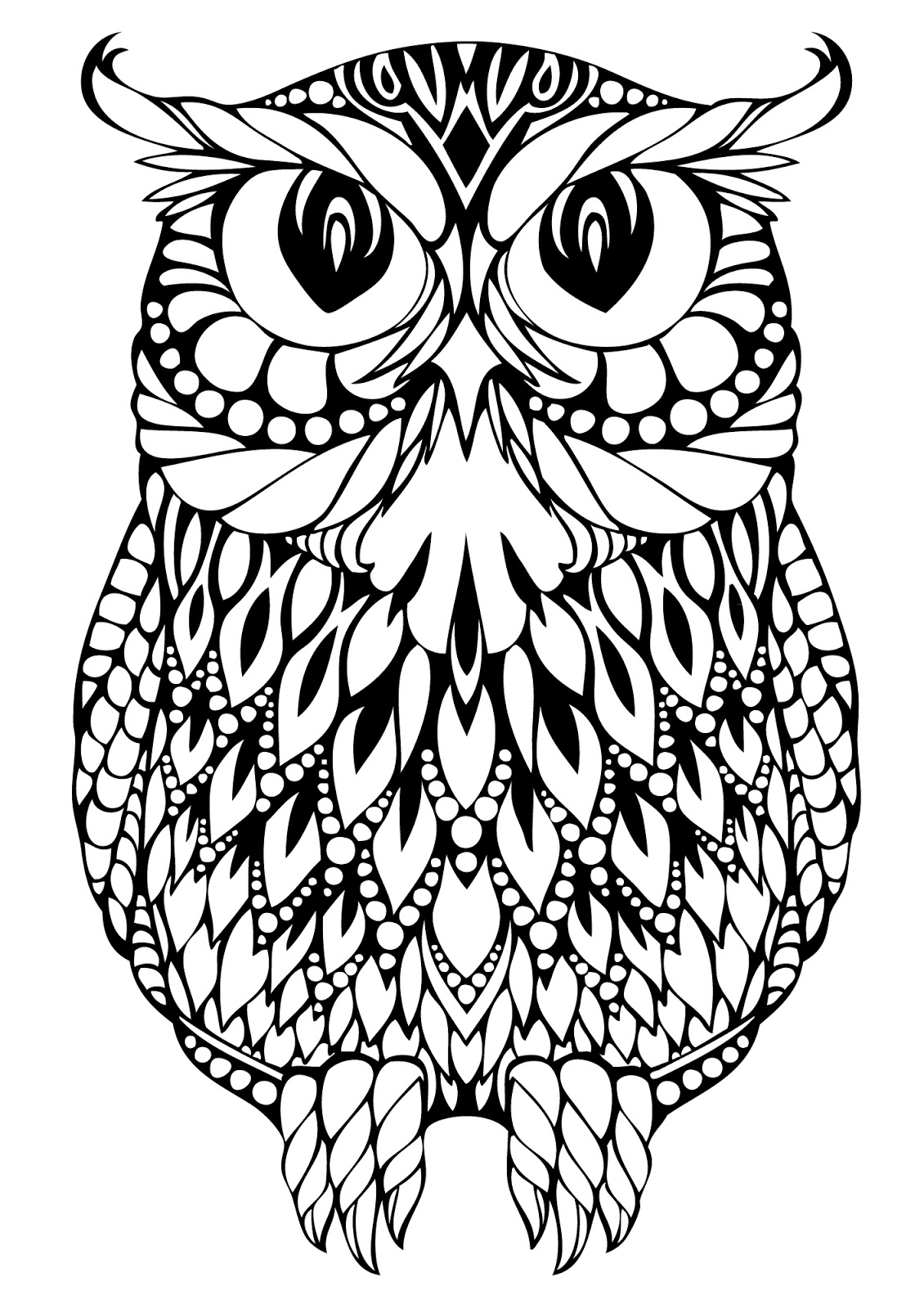 Serendipity Adult Coloring Pages Printable 