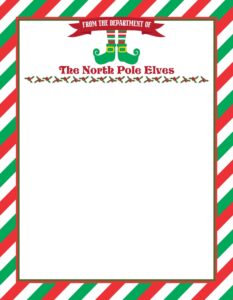 Shelf Elf Clipart Border