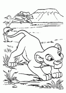 Shocking Simba Coloring Pages Free Download Creative Pencil
