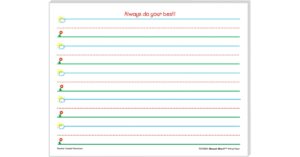 Smart Start K 1 Writing Paper 100 Sheets TCR76501 Teacher Created