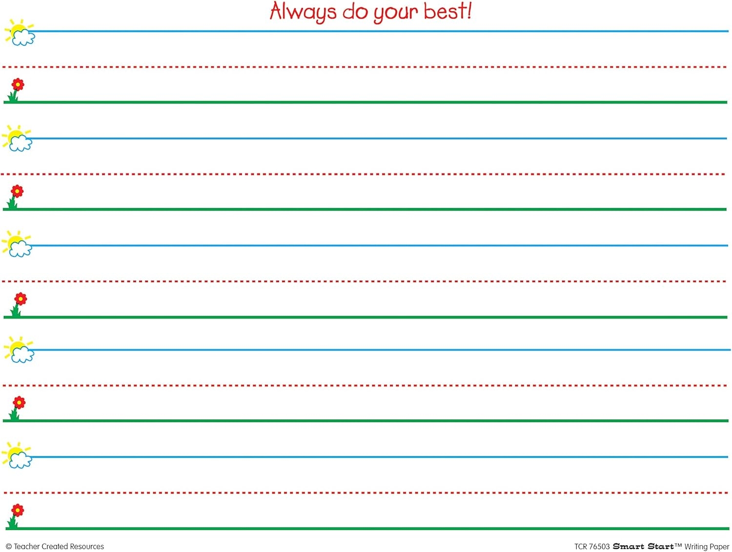 Smart Start Writing Paper Free Printable Get What You Need For Free