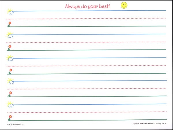 Smart Start Writing Paper Free Printable Get What You Need For Free