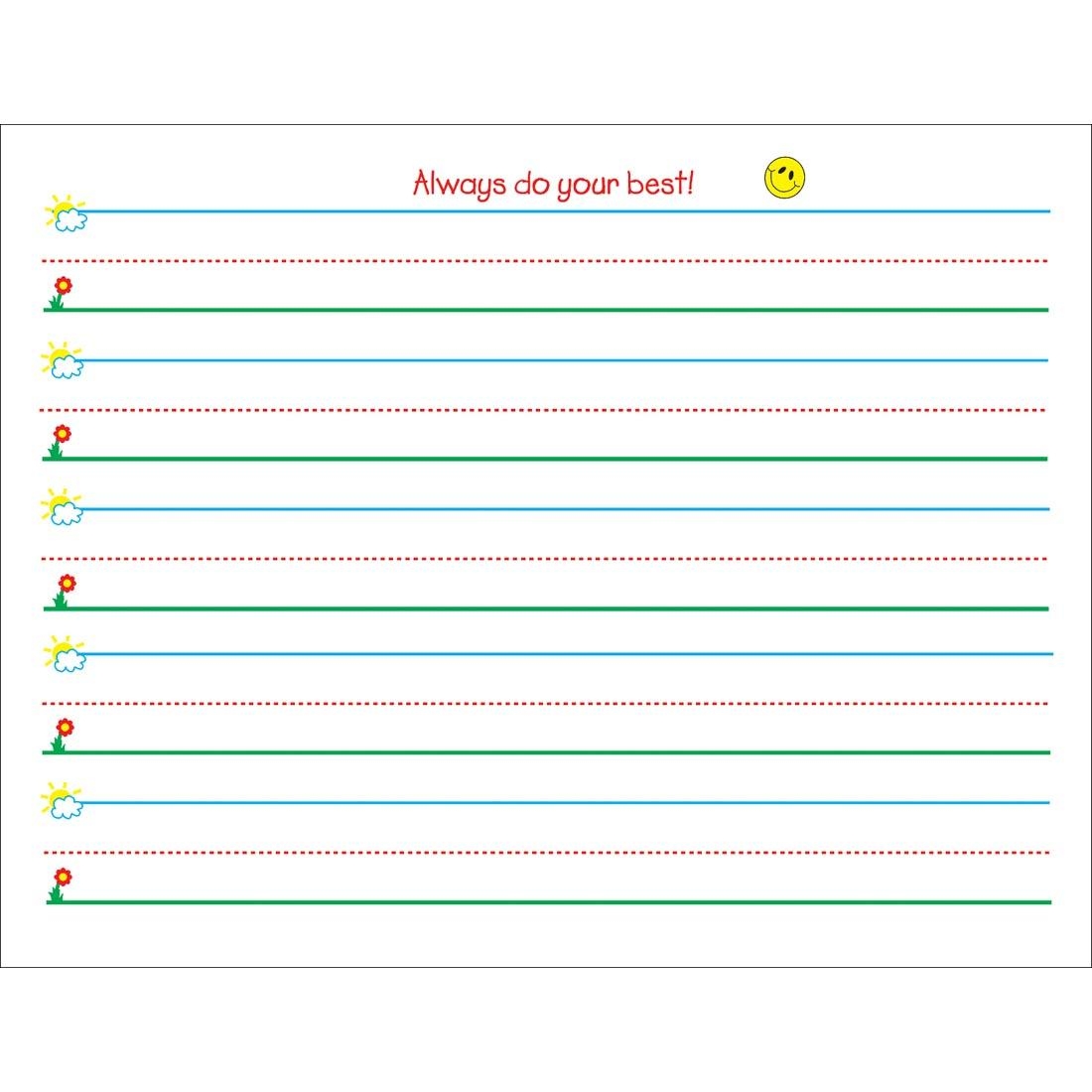 Smart Start Writing Paper Free Printable