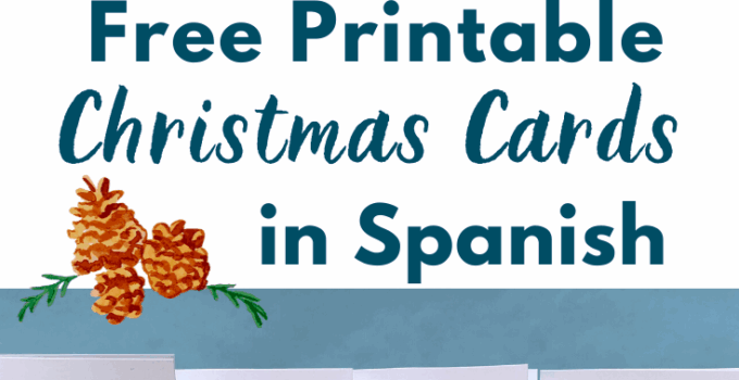 Free Printable Christmas Cards In Spanish