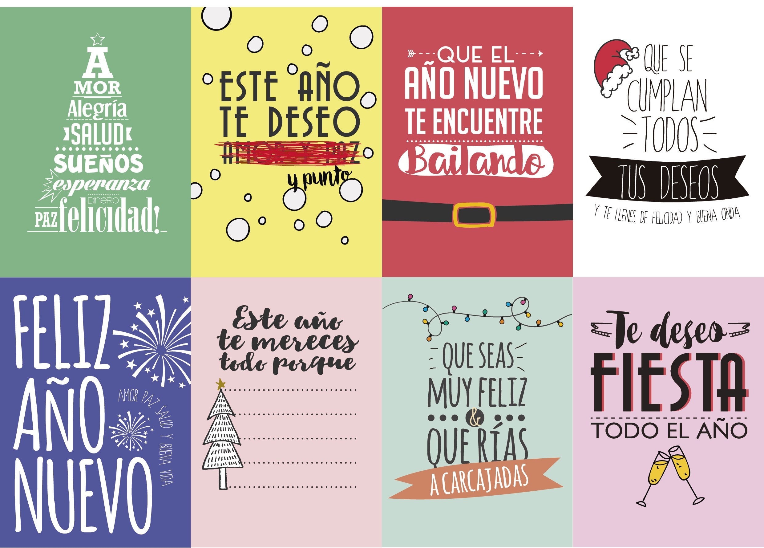 Spanish Christmas Cards Printable Free