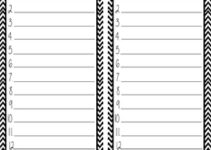 Spelling Test Template 15 Words Free Printable